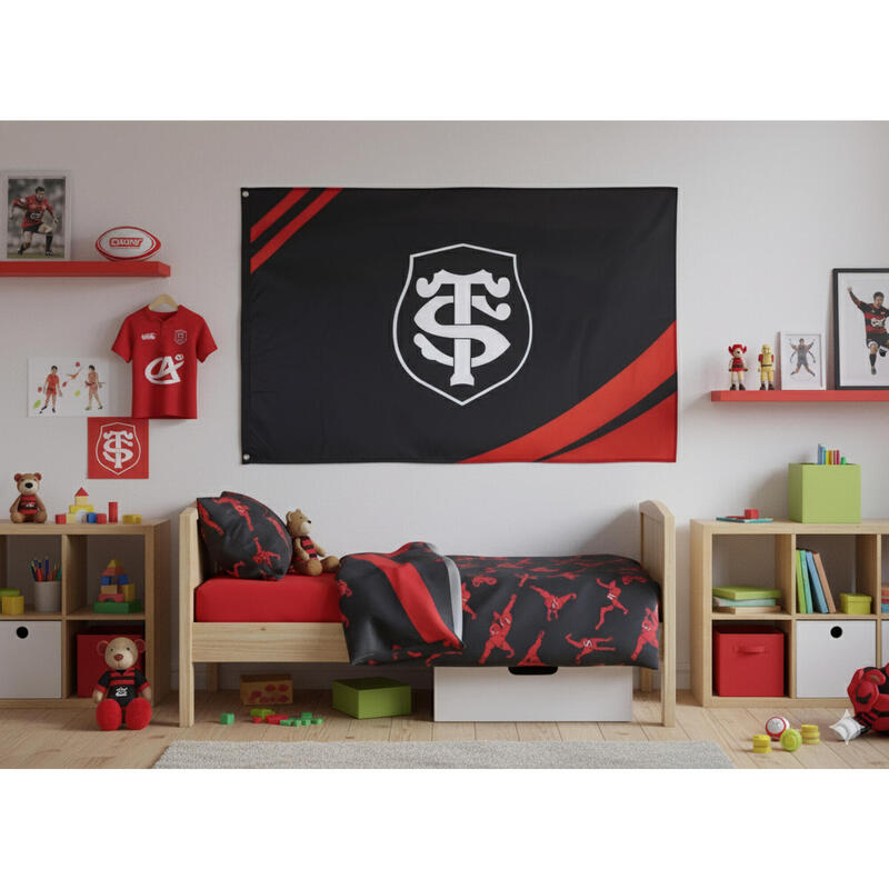 Tricou bărbătesc cu mânecă scurtă Brodi Stade Toulousain Ecru