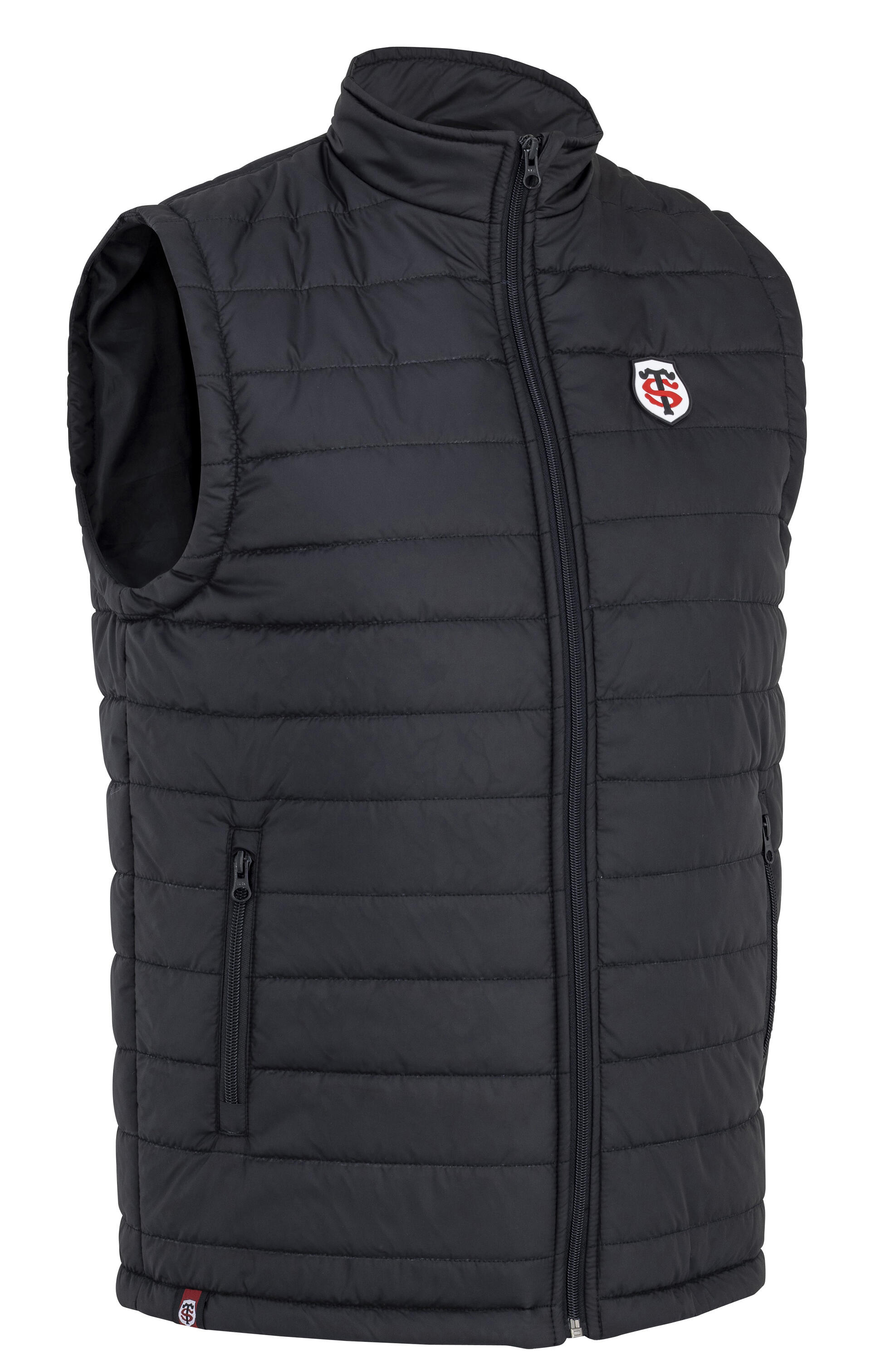 Felpa Hoodie Brodi Stade Toulousain Nero Uomo 4/5