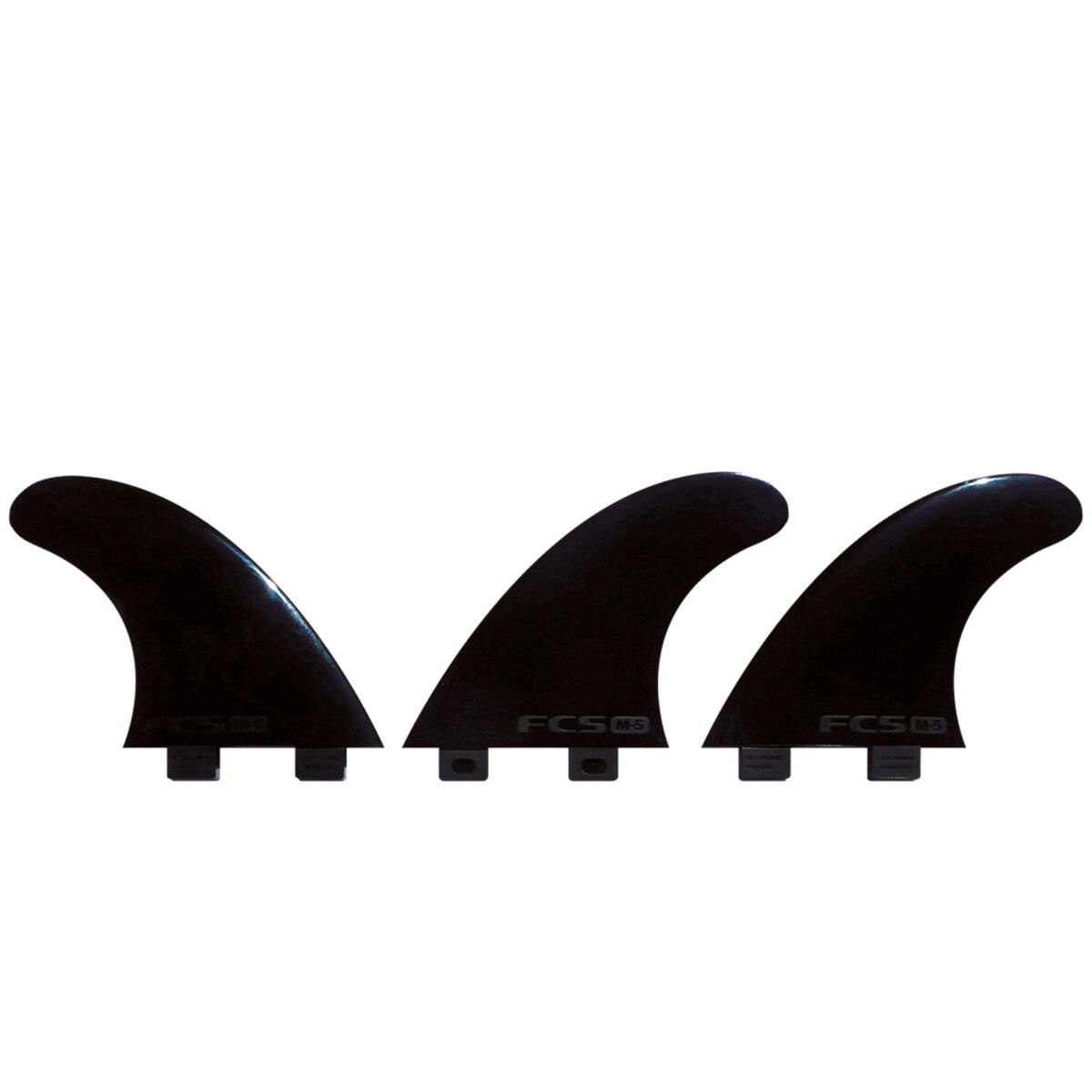 Tahe - Set Thruster M-5 Soft Fcs – Kit Surf 3 Ailerons Souples - Aileron - Noir - 00 - Decathlon