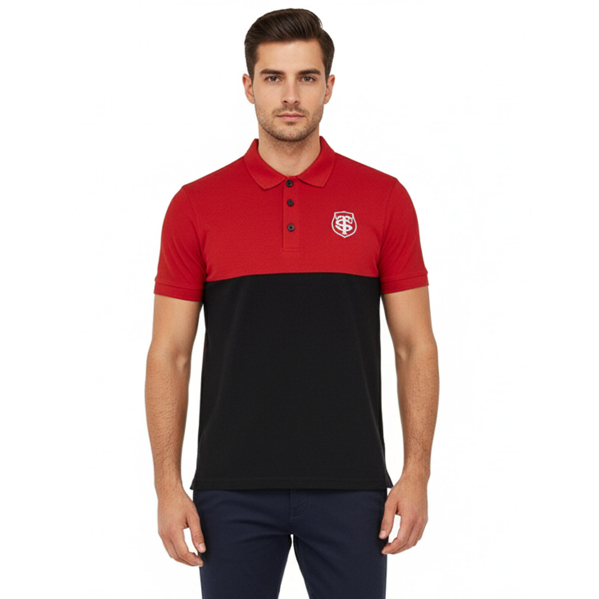 Stade Toulousain - Polo Stade Toulousain - Collection Officielle - Toulouse - Rugby - Polo Manches Courtes - Noir - Decathlon