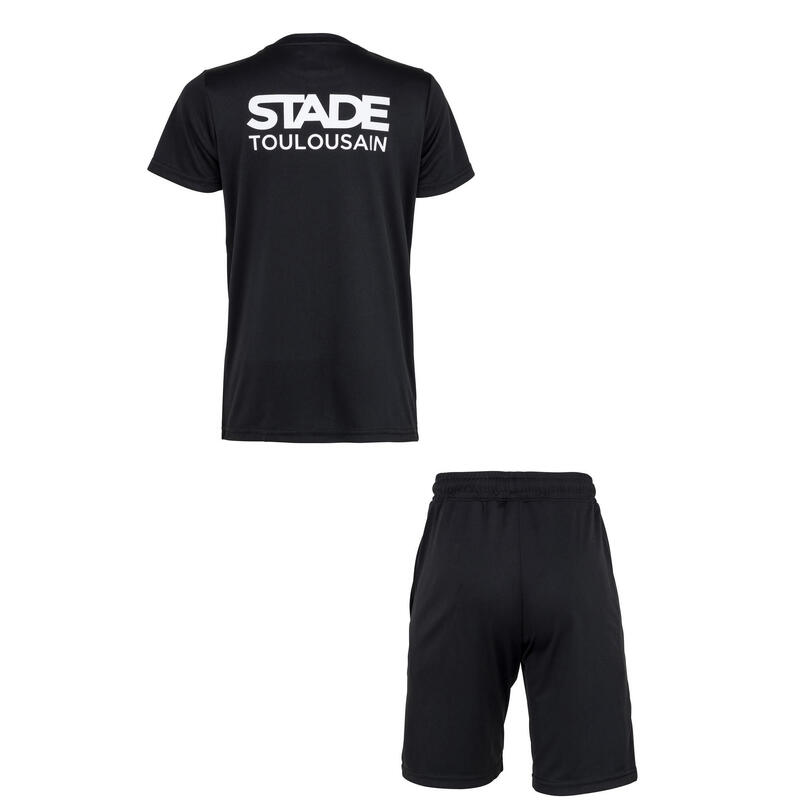 Pantaloni Jogging Bărbați Rest Stade Toulousain Negru