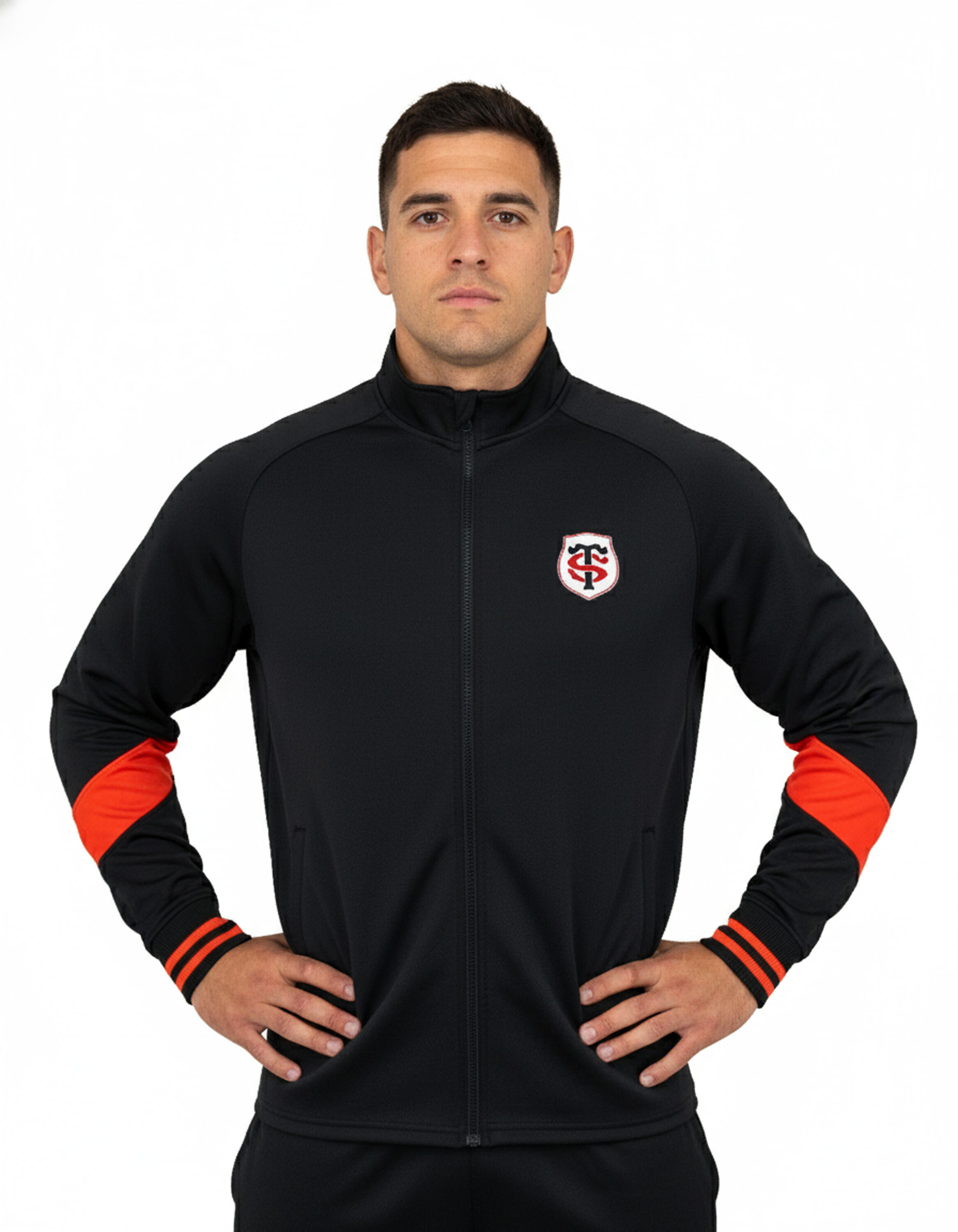 Veste zippée Stade Toulousain - Collection officielle - Toulouse - Rugby 1/4