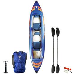 Kayak Bora – Un kayak gonflable profilé.