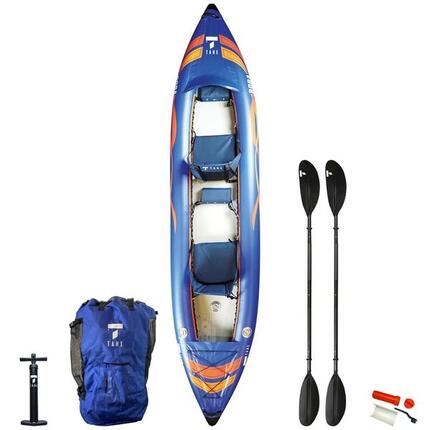 Kayak Bora – Un kayak gonflable profilé.