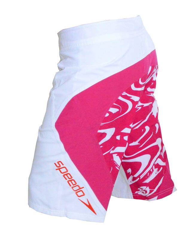 Entre Particuliers - Speedo boarshort femme blanc rose taille S (10/38) 3/6