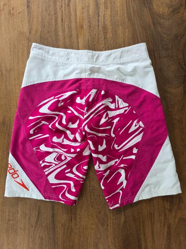 Entre Particuliers - Speedo boarshort femme blanc rose taille S (10/38) 2/6