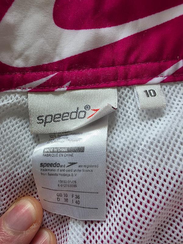 Entre Particuliers - Speedo boarshort femme blanc rose taille S (10/38) 6/6