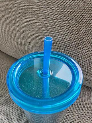 Tussen Particulieren - Steuber drinkglas met rietje en deksel