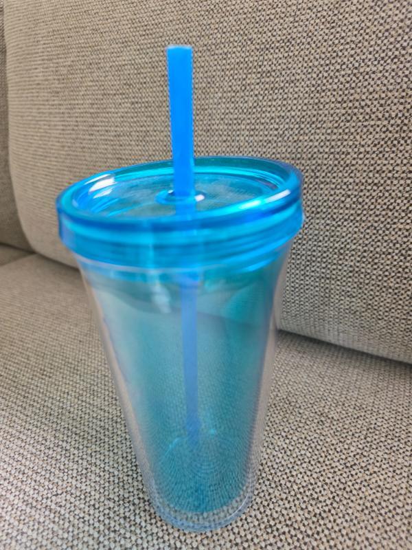 Tussen Particulieren - Steuber drinkglas met rietje en deksel 2/3