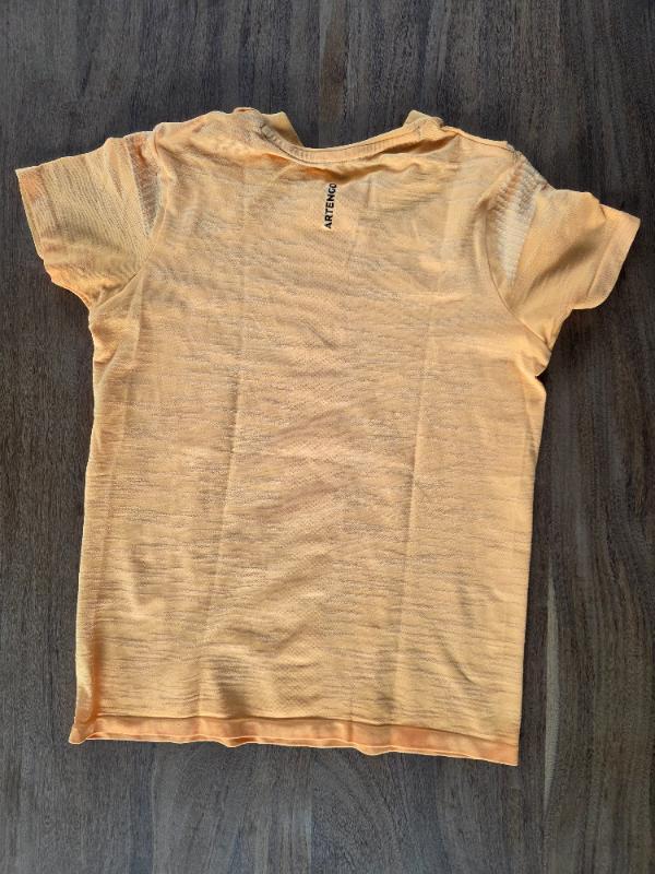 Entre Particuliers - Artengo Dry tennis tshirt orange 5-6 ans 2/2