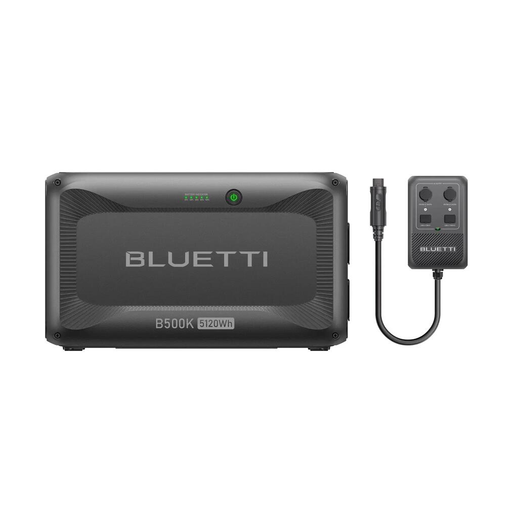 BLUETTI B500K+Hub D1 5120Wh Extension Battery for Camping,Road Trips,Vanlife