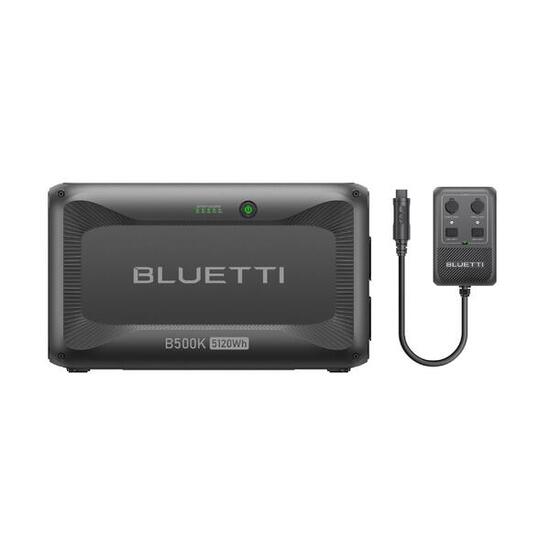 BLUETTI B500K+Hub D1 uitbreidingsbatterij 5120Wh voor camping, reizen,avontuur