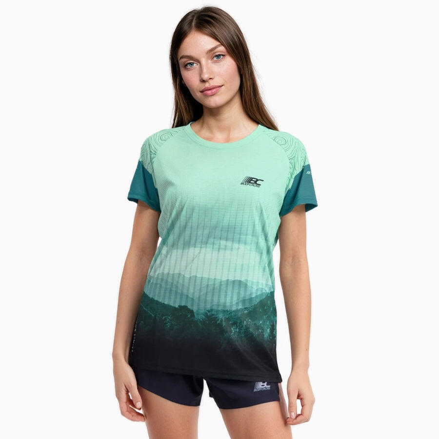 BODYCROSS Women's Breathable Running T-shirt ADVENTURE