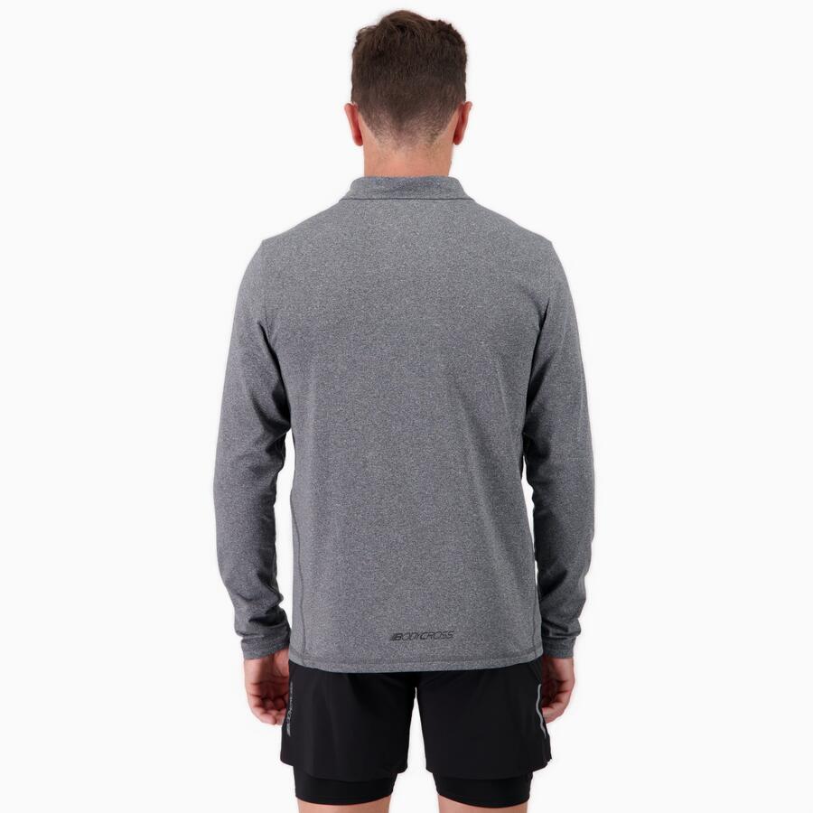 Maglietta a maniche lunghe con mezza zip Uomo Running FOCUS 2/6