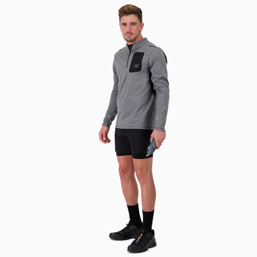 Maglietta a maniche lunghe con mezza zip Uomo Running FOCUS 5/6
