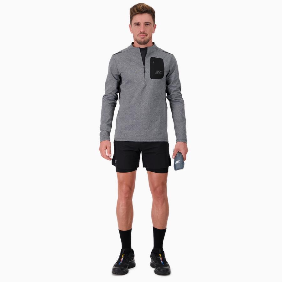 Maglietta a maniche lunghe con mezza zip Uomo Running FOCUS 4/6