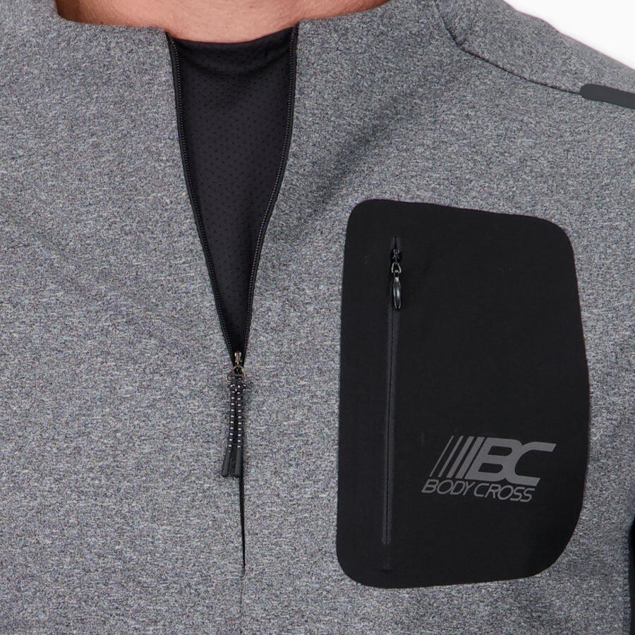 Duohropke Maglia a maniche lunghe da uomo con scollo a V