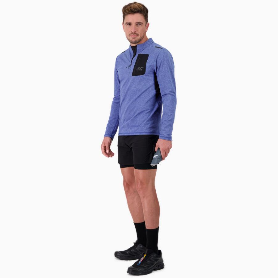 Camiseta de manga larga con media cremallera para hombre Running FOCUS 5/6