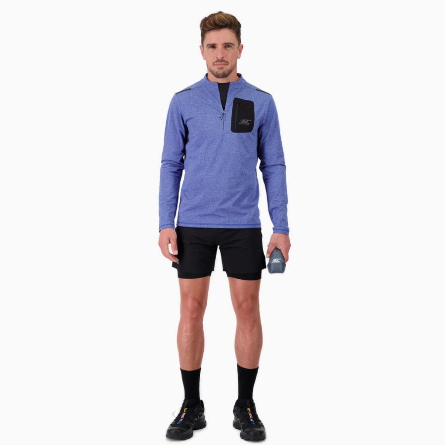 Camiseta de manga larga con media cremallera para hombre Running FOCUS 4/6