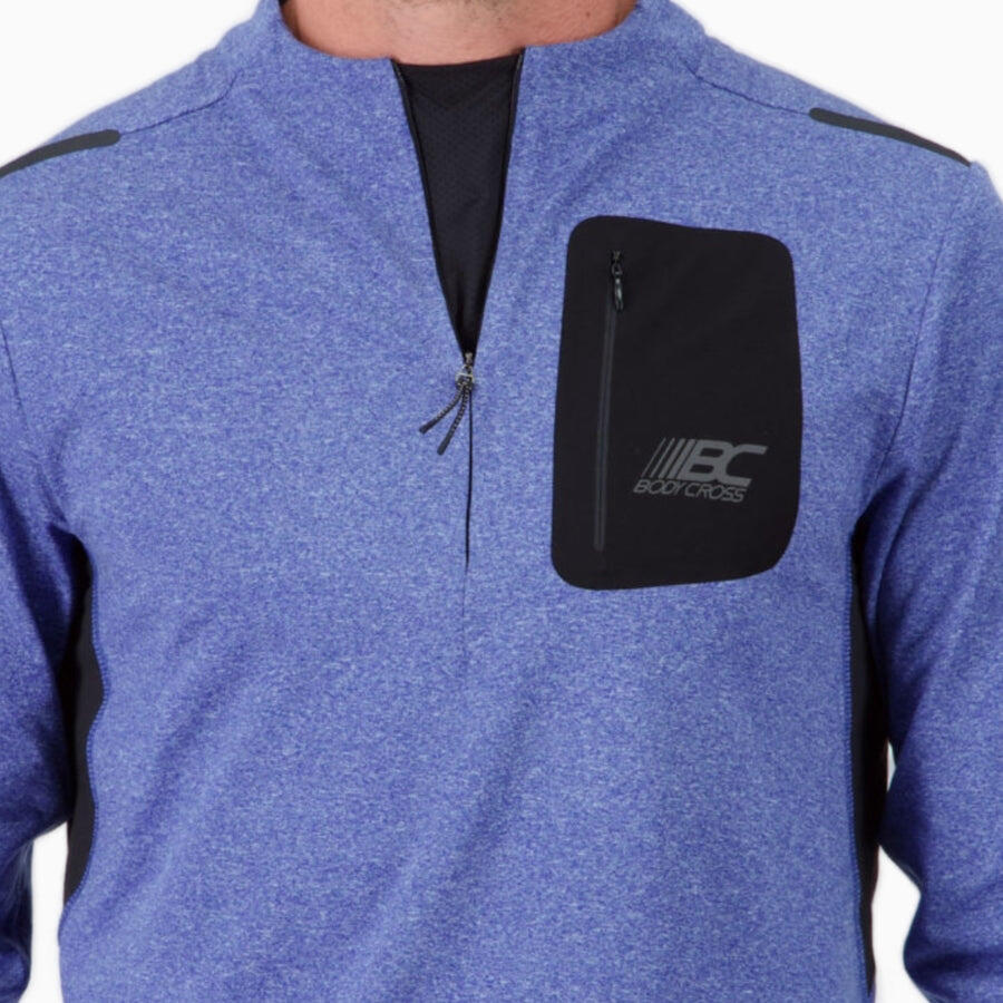 Camiseta de manga larga con media cremallera para hombre Running FOCUS 6/6
