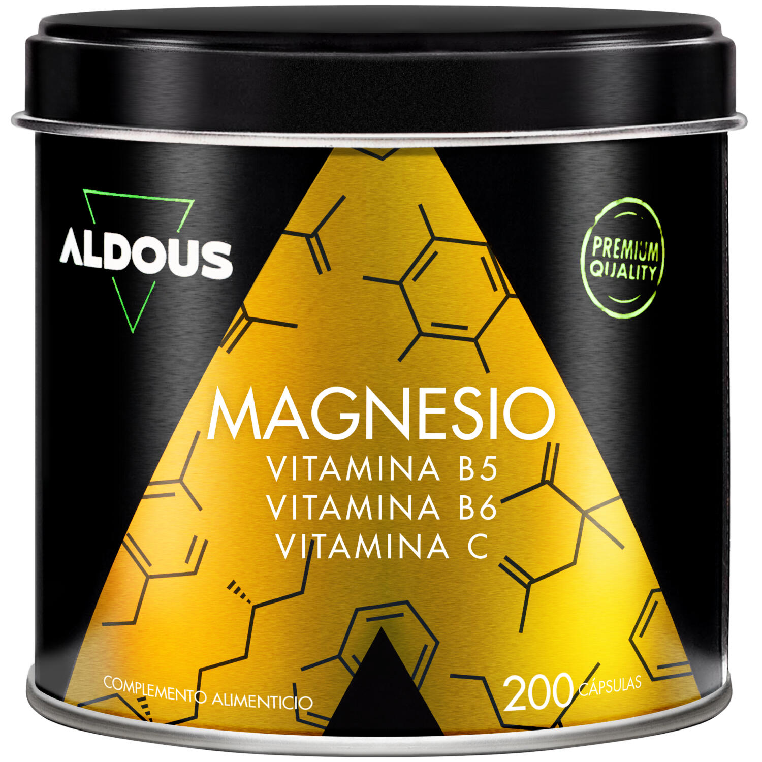 ALDOUS BIO Magnesio con vitamina C, B5 e B6