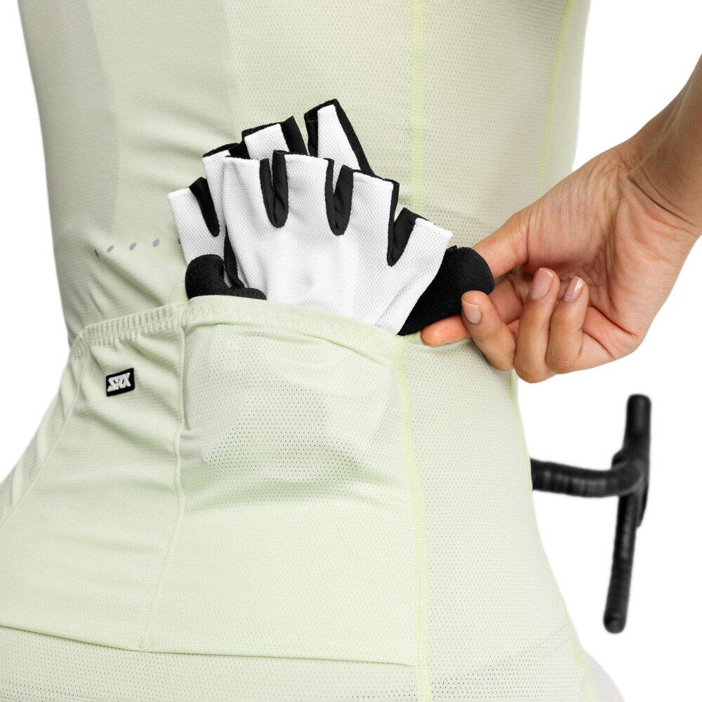 Maillot vélo ultraléger femme Cyclisme SRX Éland Vert 5/8