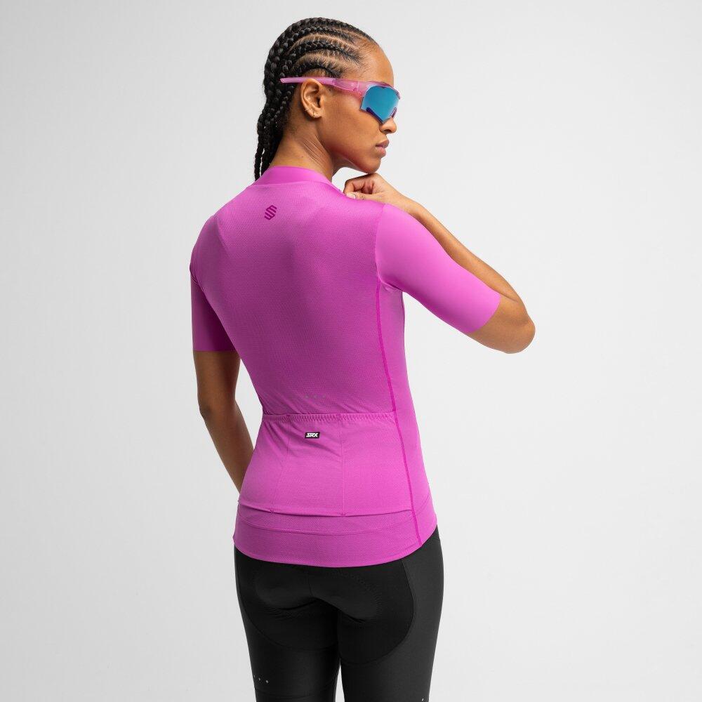 Maillot vélo ultraléger femme Cyclisme SRX Senra Rose 6/8