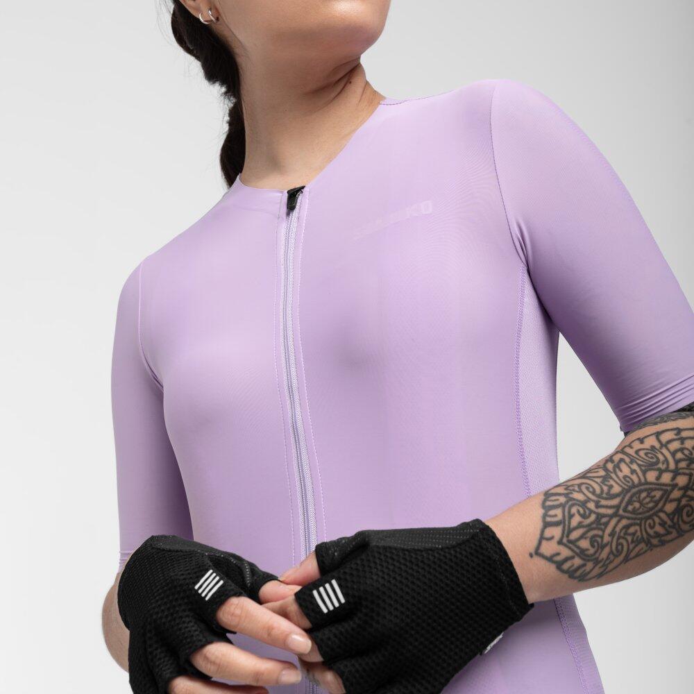 Damen Radsport ultraleichtes radtrikot für SRX Nébula Mauve 5/8