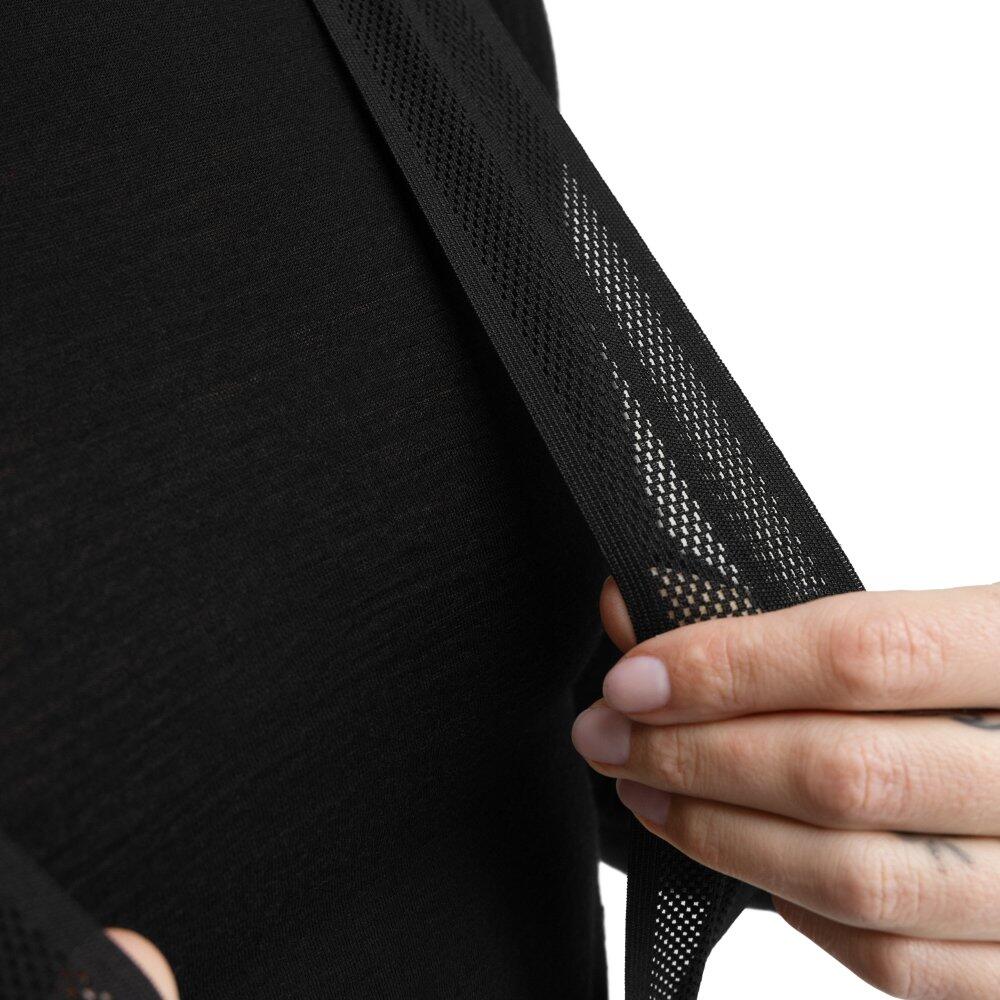 Culote largo ciclismo mujer BX Trento Negro 5/8