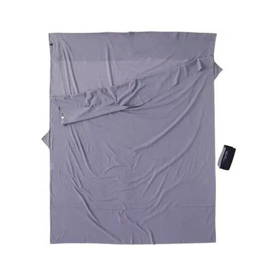 Drap de Sac Double InsectShield Coton Égyptien Gris