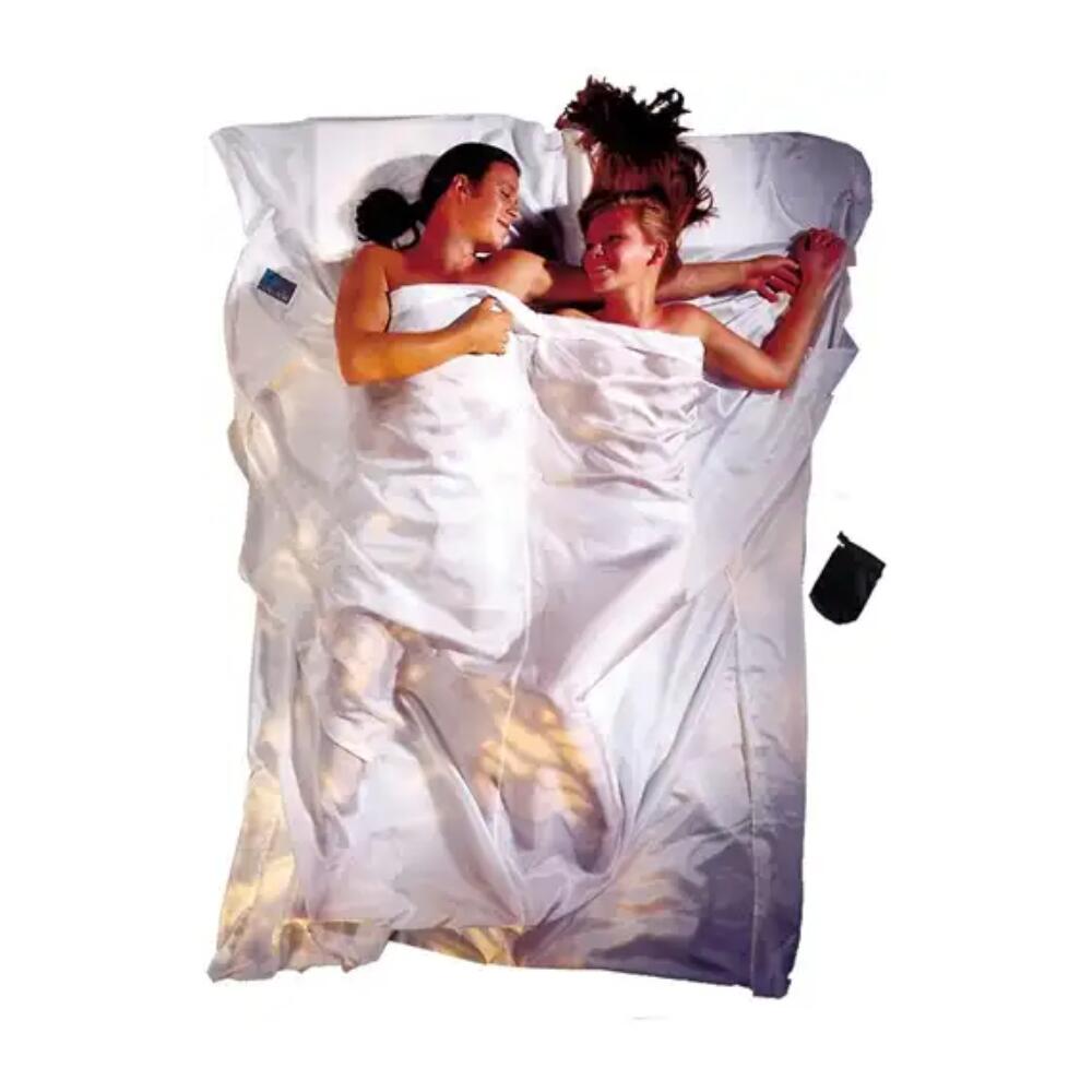 Cocoon - Drap De Sac Double Soie Naturel - Lit De Camps - No Size - Decathlon