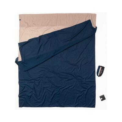 Travelsheet double zijde tuareg/ultramarijnblauw