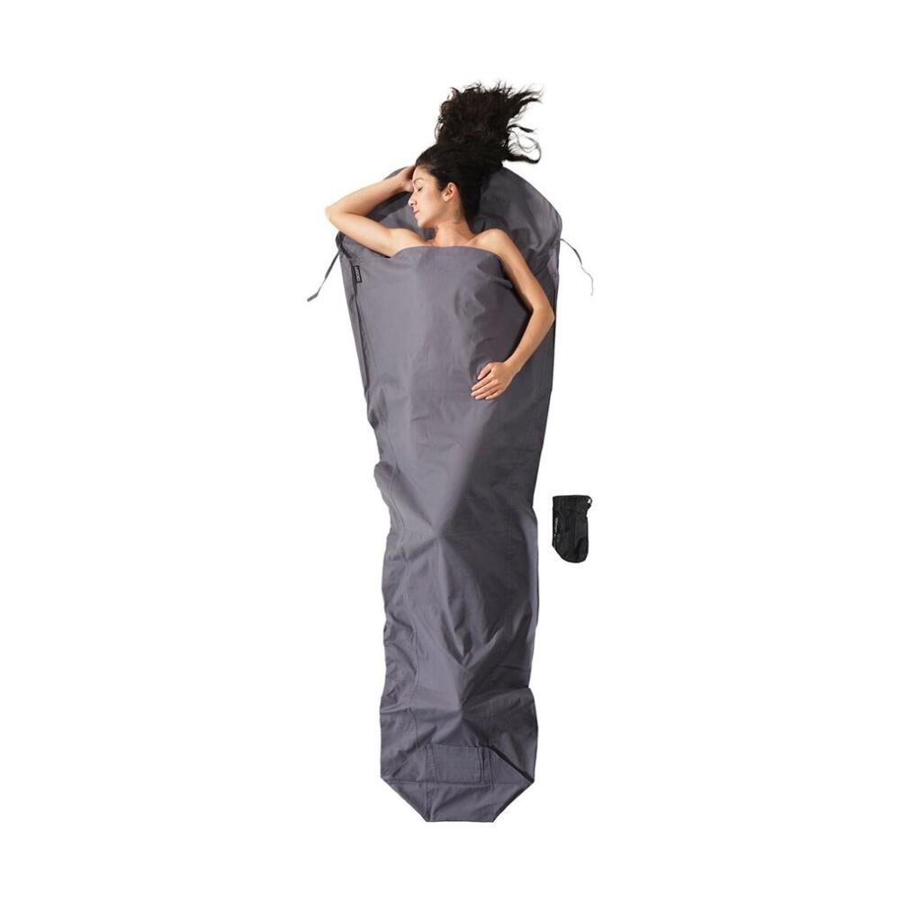 Cocoon - Mummy Liner 100% Coton Elephant Grey - Drap De Sac De Couchage - Gris - No Size - Decathlon