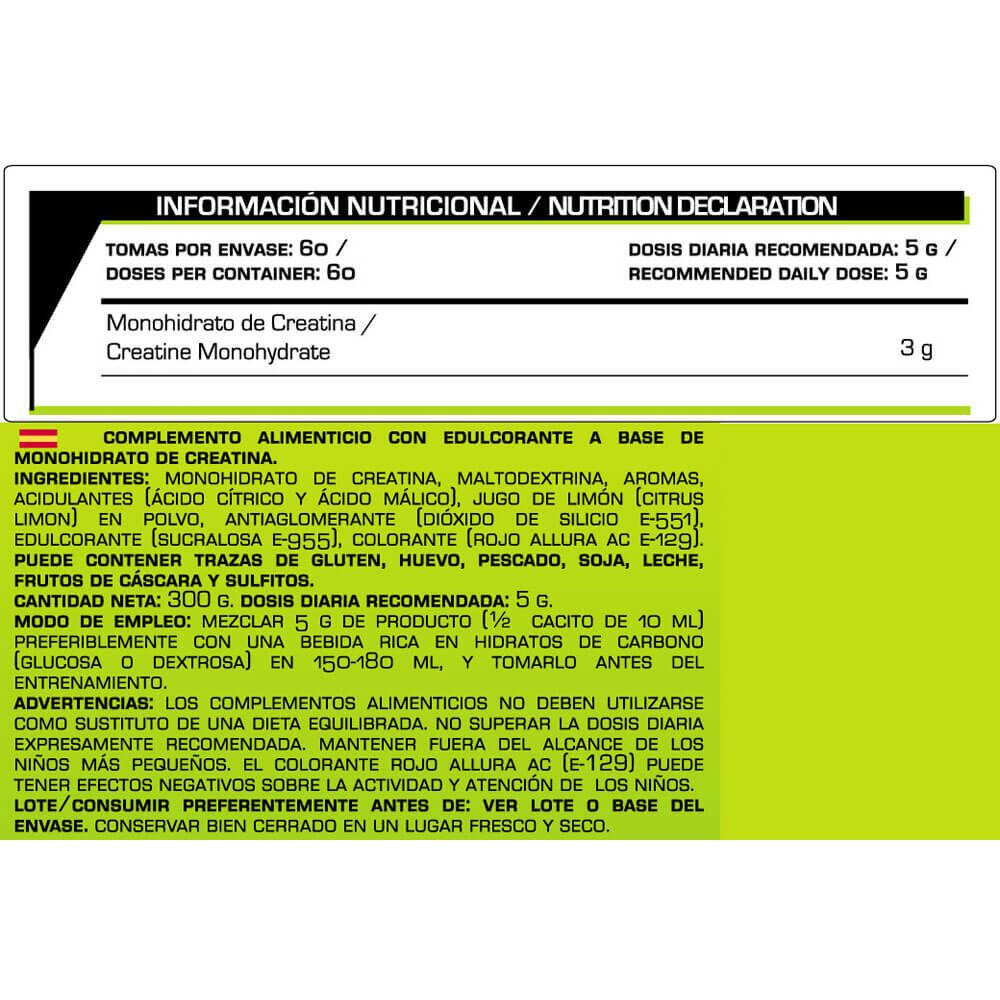 100% Creatine Monohydrate 200 Mesh - 300g Punch aux Fruits de Iron Addict Labs 2/3