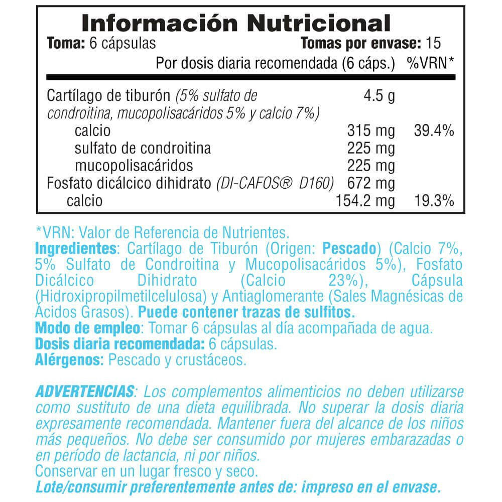 Shark Cartilage - 90 cápsulas de Smart Supplements 4/5