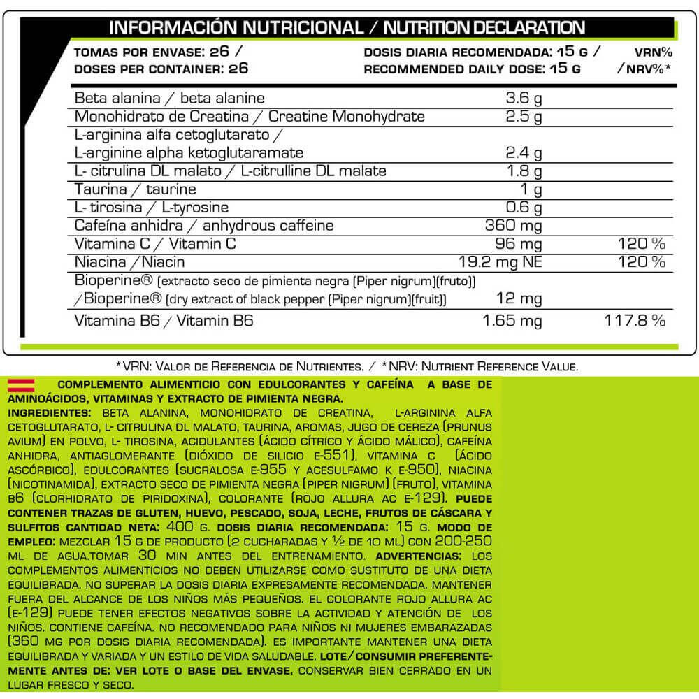 Addict PRE - 400g Limonata Rosa Iron Addict Labs 2/3