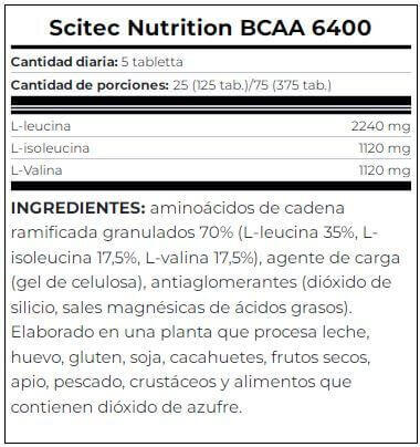 BCAA en comprimés - BCAA 6400 4/5