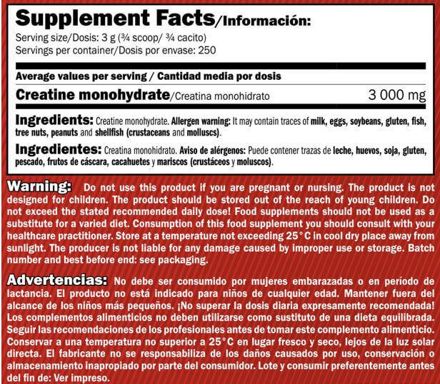 Monohydrate de Créatine Micronisée - 500g + 250g de Amix Nutrition 3/4