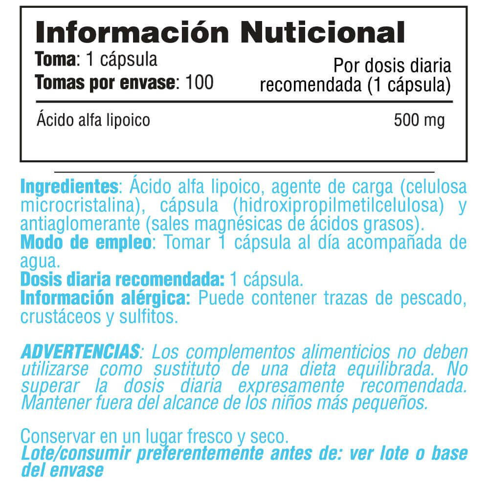 Alpha Lipoic Acid - 100 Capsules de Smart Supplements 4/5