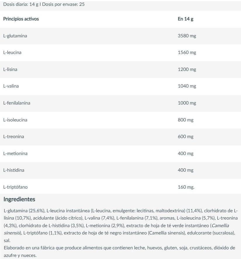 Acides aminés essentiels - EAA Zero - Thé Glacé au Citron 350g 6/6