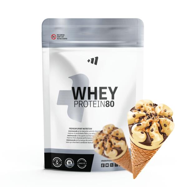 Białko serwatkowe 80 - 1 kg Lody waniliowe MASMUSCULO