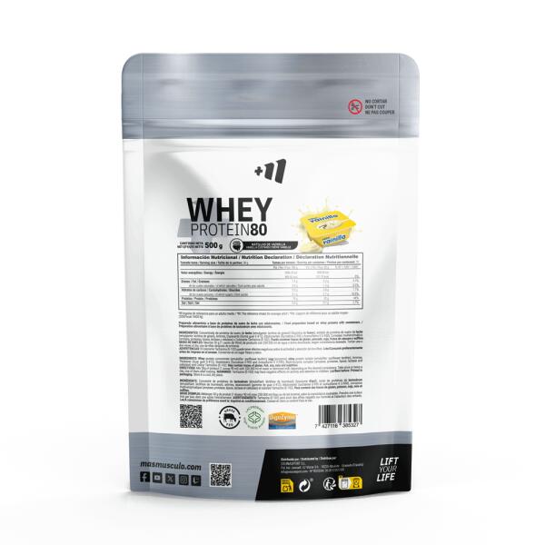 Whey protein80 - 500g Crème anglaise de MASmusculo 2/6