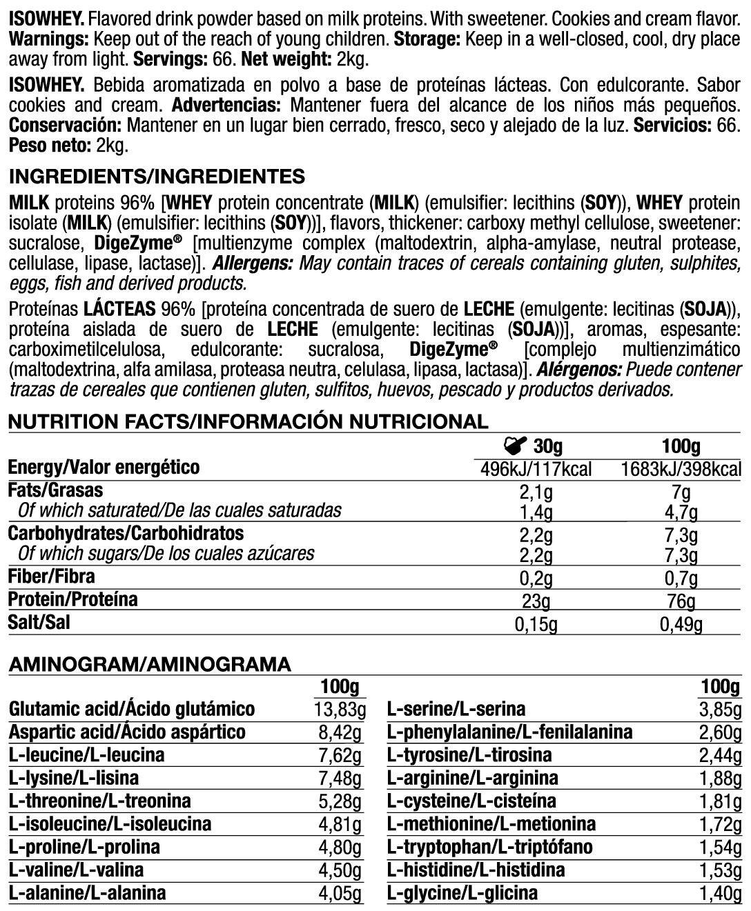 IsoWhey - 2Kg Biscotti e Crema Quamtrax 5/6