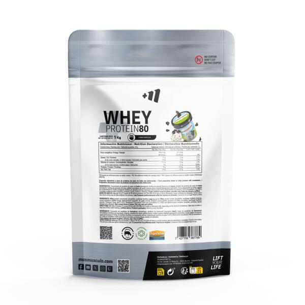 Whey Protein80 - 1Kg Stracciatella MASMUSCULO 2/6
