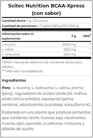 Bcaa - Bcaa Xpress (280g) - Peer 5/5
