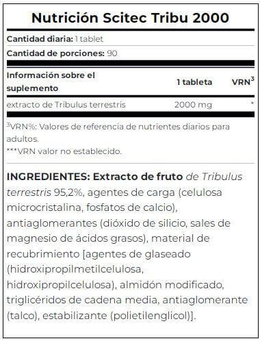 Tribu 2000 - 90 Compresse Scitec Nutrition 4/5