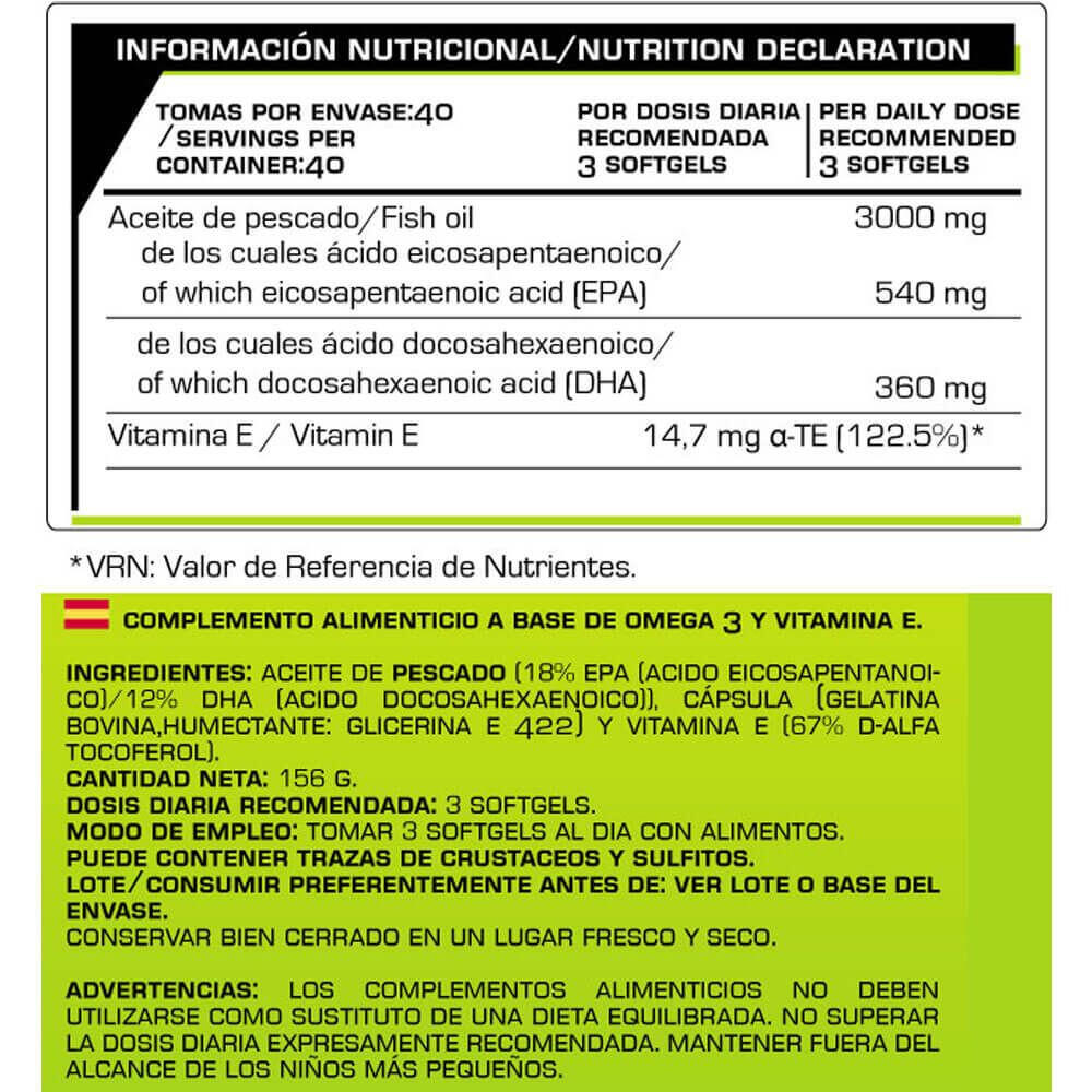 Omega 3 - 120 capsule molli Iron Addict Labs 4/5