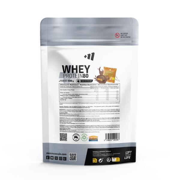 Whey protein80 - 500g Tasses de beurre d'arachide de MASmusculo 2/6