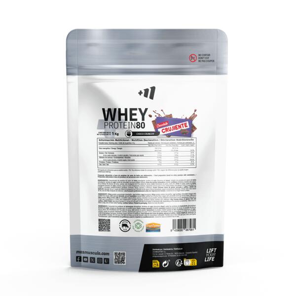 Whey Protein80 - 1 kg di cioccolato croccante MASmusculo 2/6