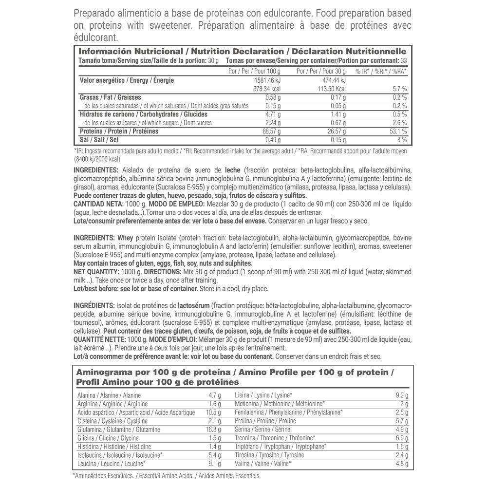 Cfm iso zero - 1kg Fraise de MASmusculo 5/6